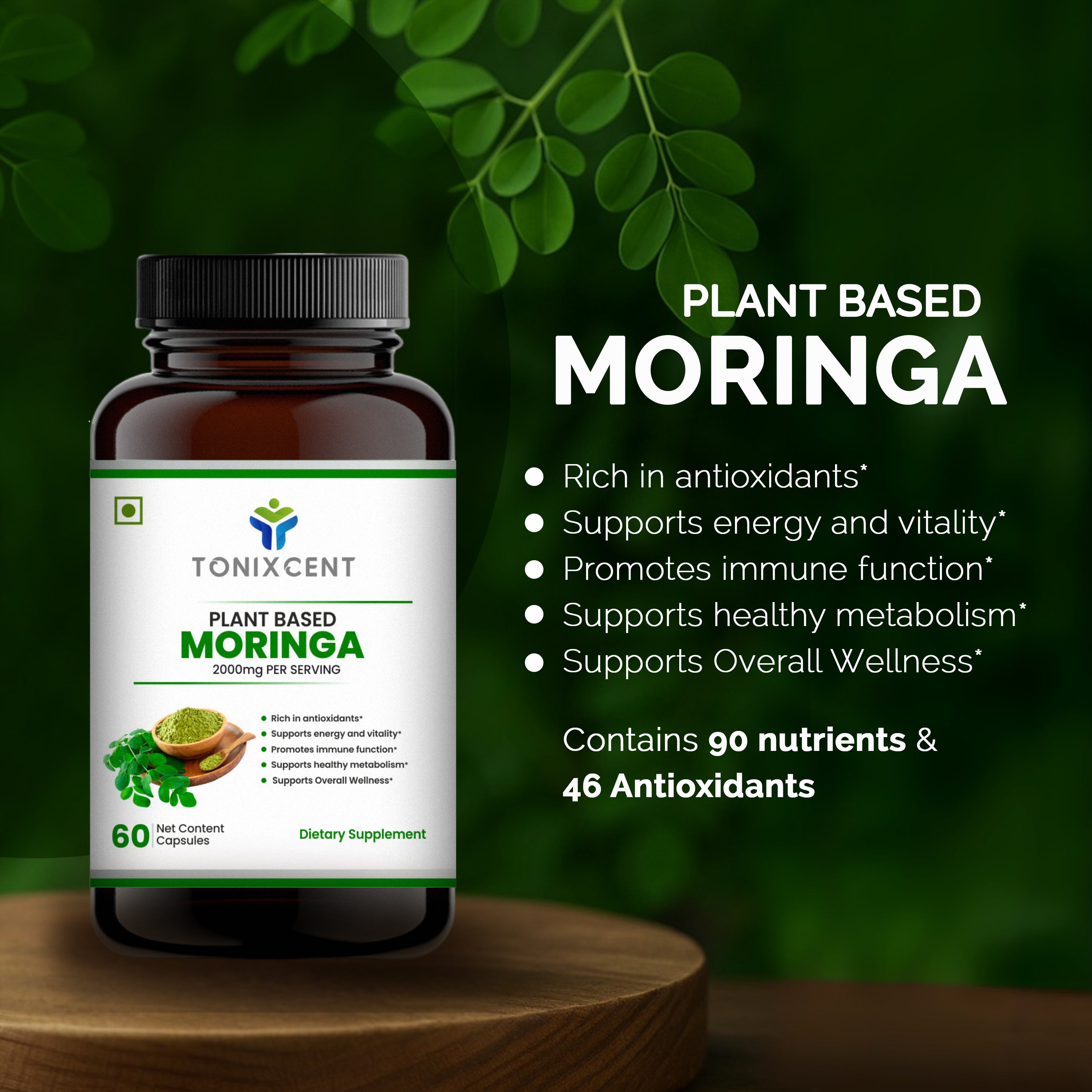 TONIXCENT Moringa Tablets
