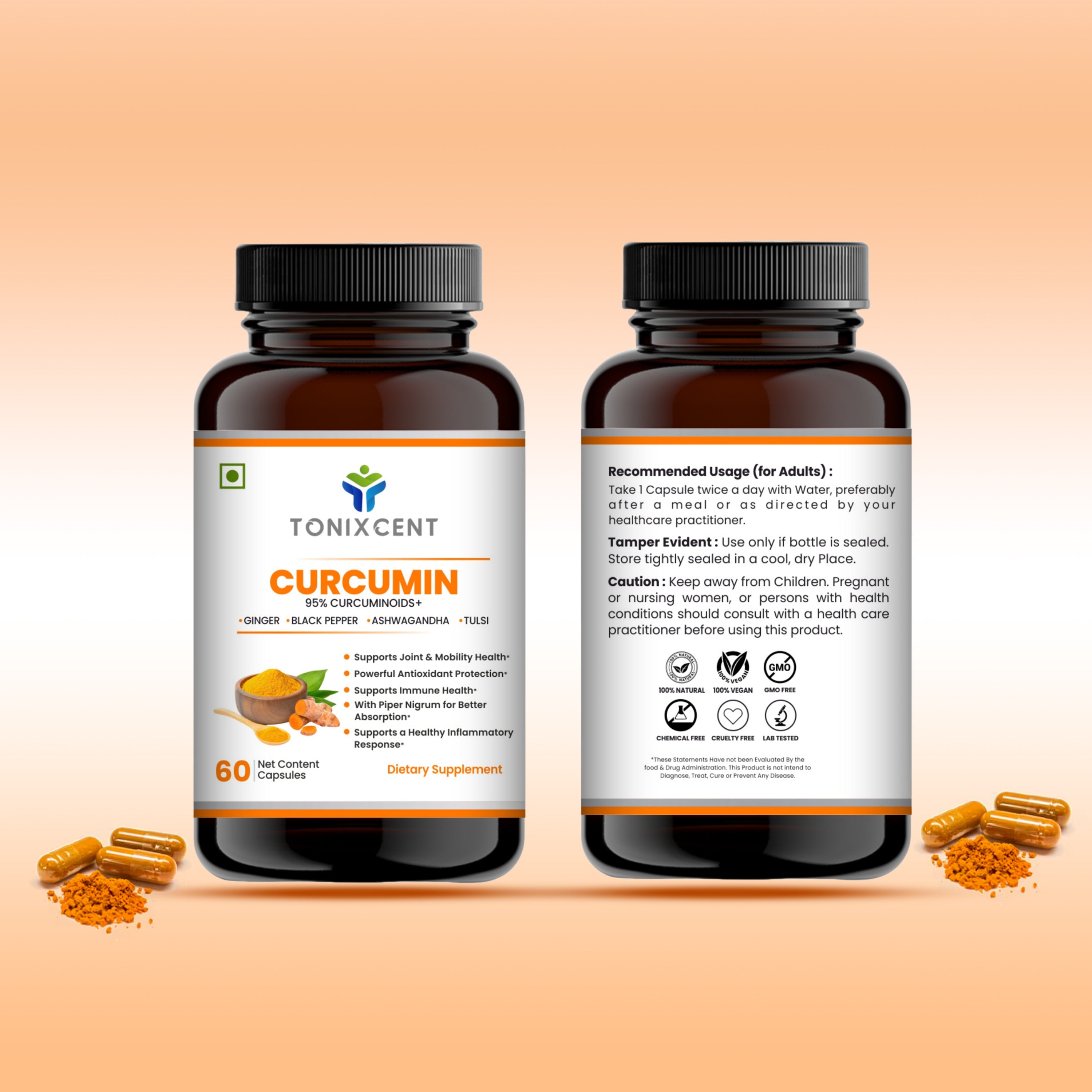 TONIXCENT Curcumin Capsules