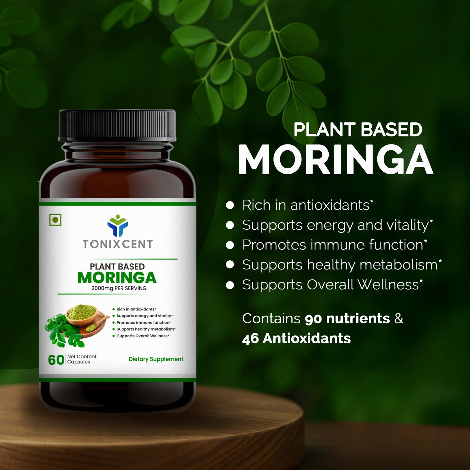 TONIXCENT Moringa Tablets