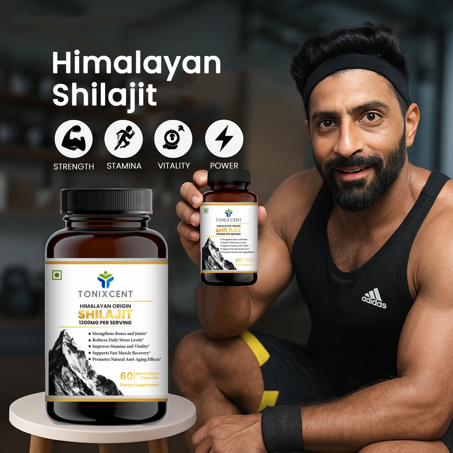 TONIXCENT Shilajit Extract Capsules