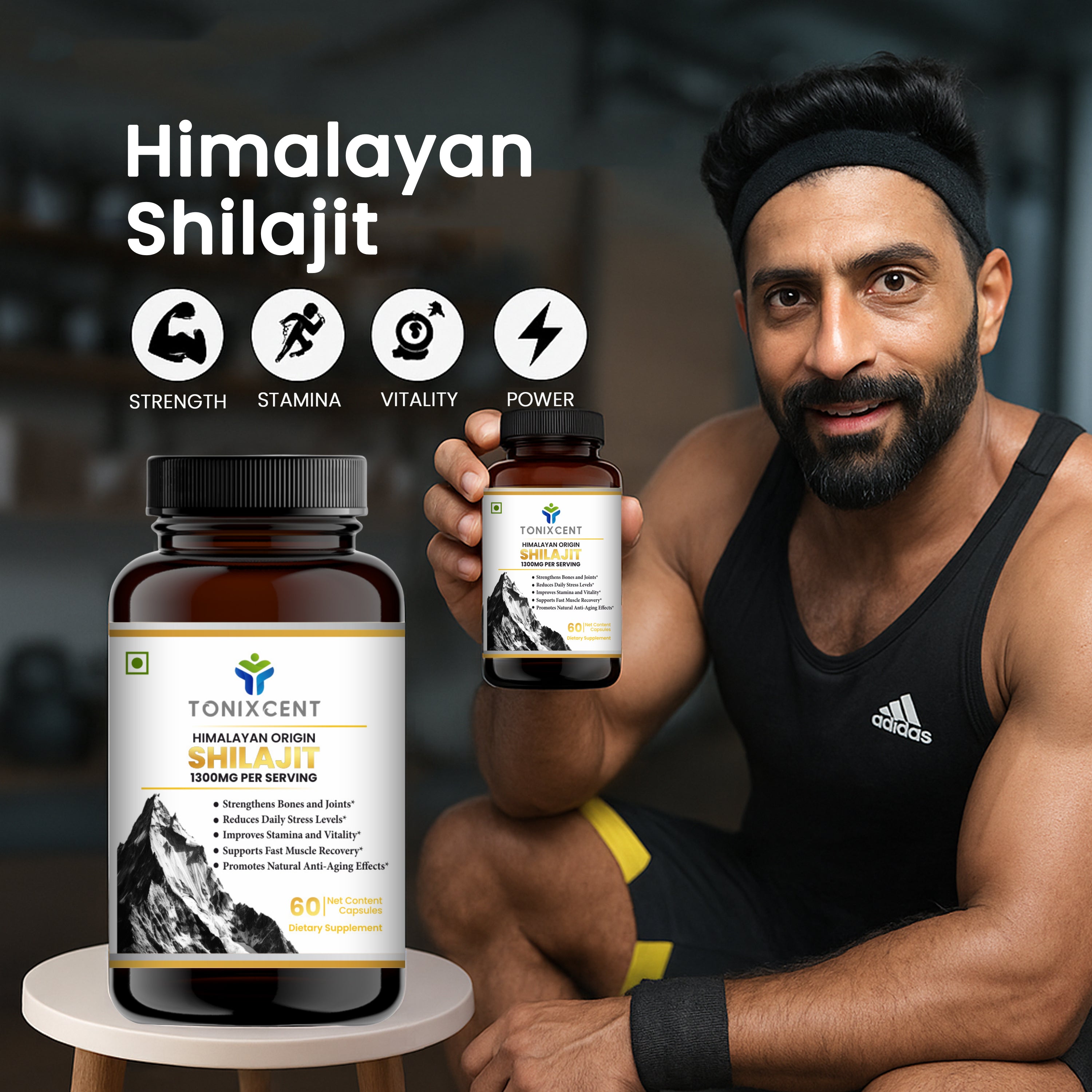 TONIXCENT Shilajit Extract Capsules