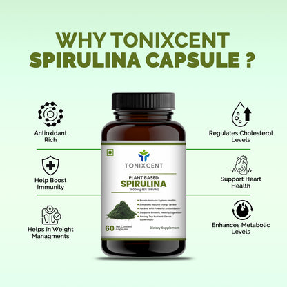 TONIXCENT Spirulina Tablets