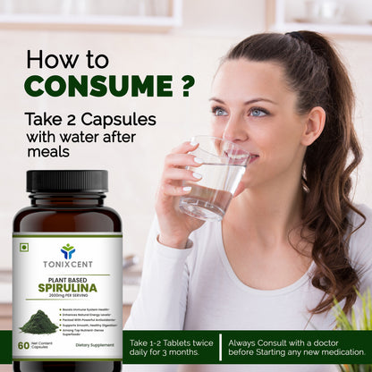 TONIXCENT Spirulina Tablets
