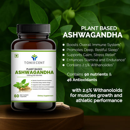TONIXCENT Ashwagandha Capsules