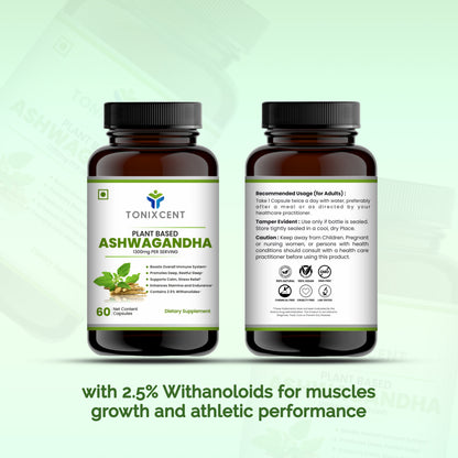 TONIXCENT Ashwagandha Capsules