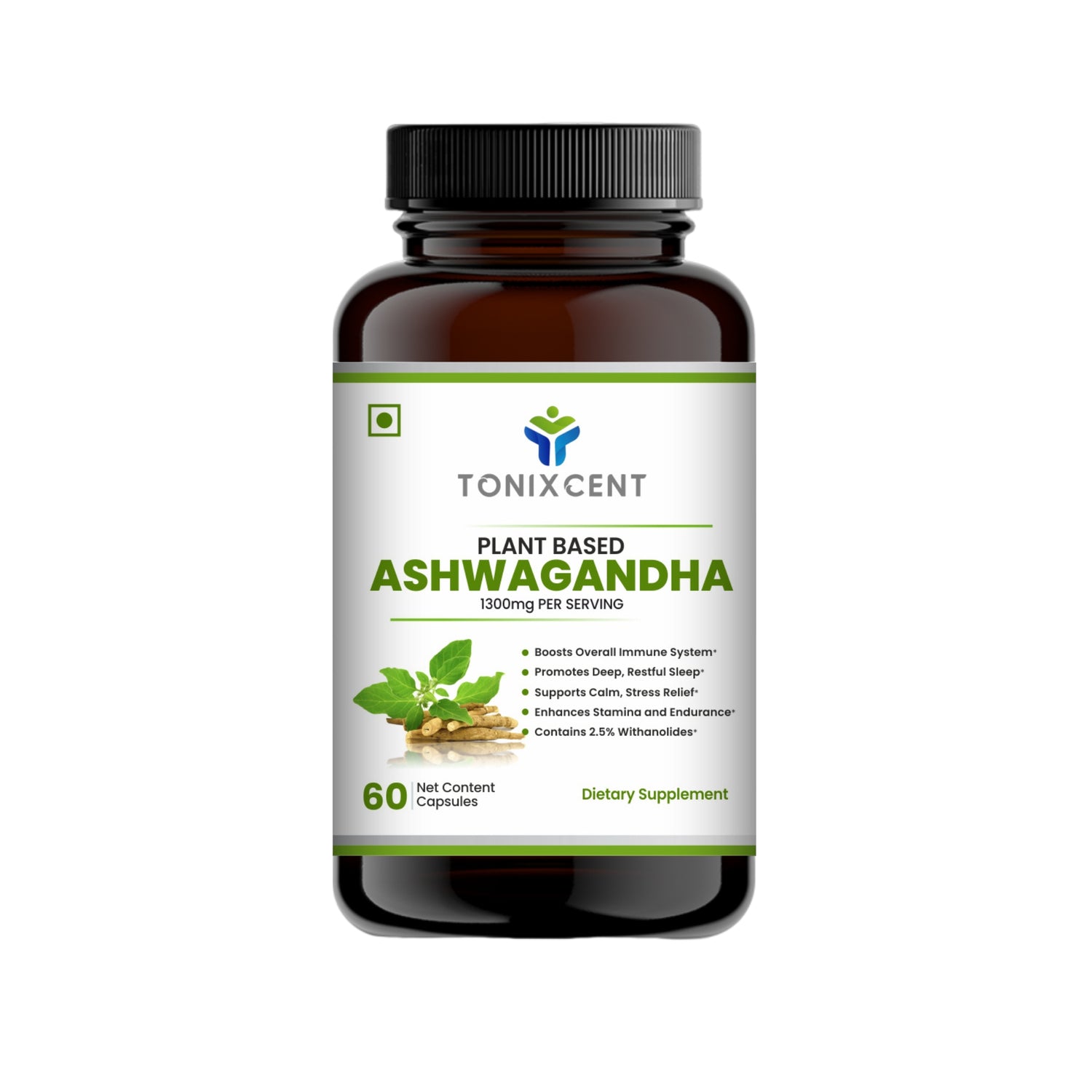 TONIXCENT Ashwagandha Capsules