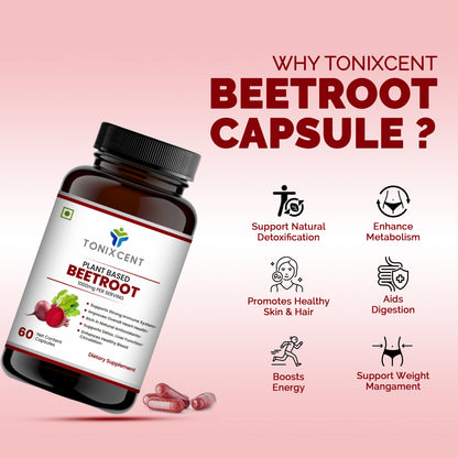 TONIXCENT Beetroot Capsules