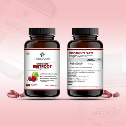 TONIXCENT Beetroot Capsules