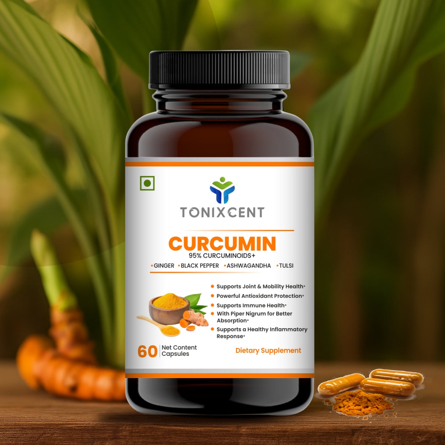 TONIXCENT Curcumin Capsules