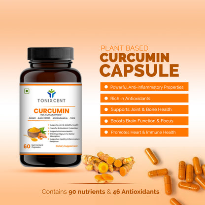 TONIXCENT Curcumin Capsules