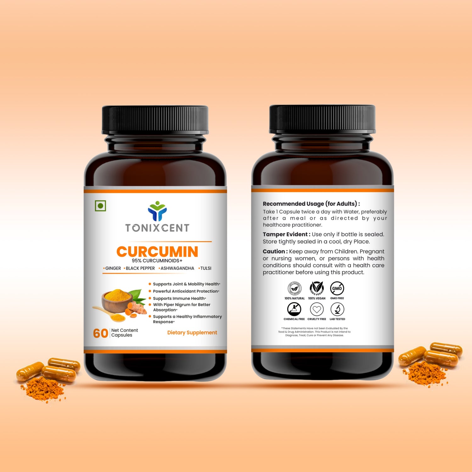 TONIXCENT Curcumin Capsules