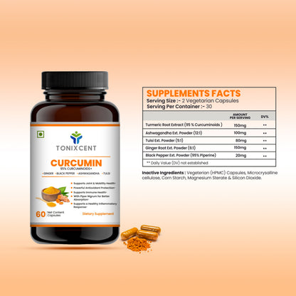 TONIXCENT Curcumin Capsules