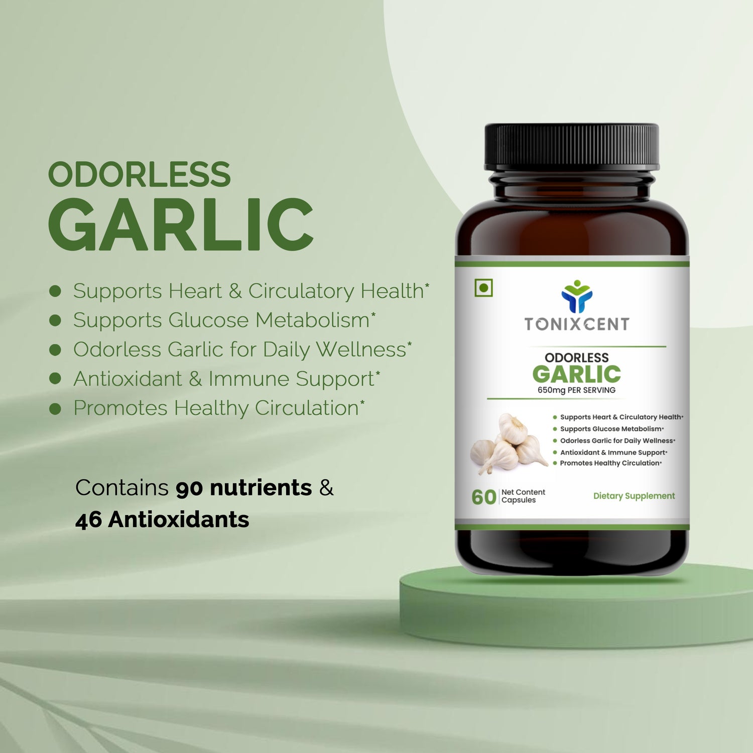 TONIXCENT Garlic Extract Capsules