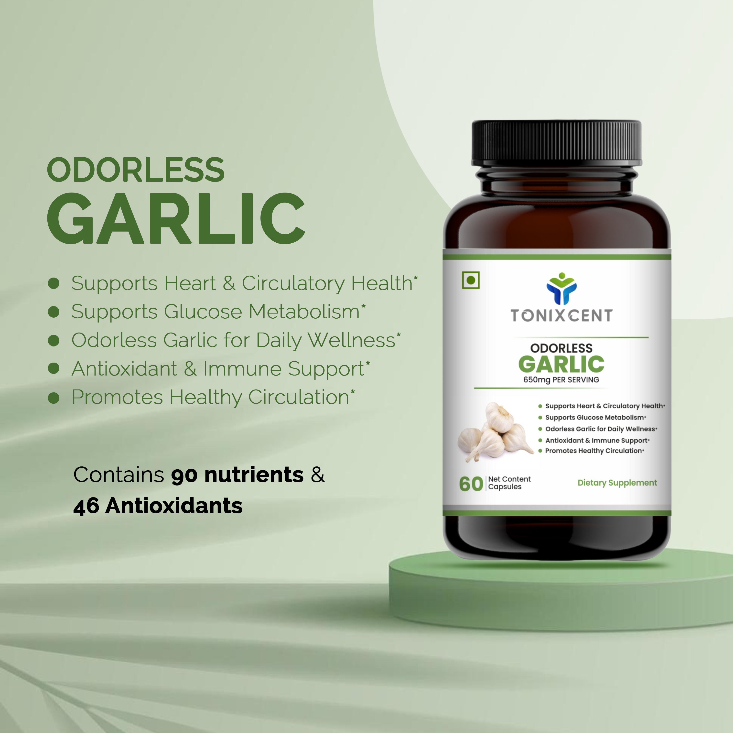 TONIXCENT Garlic Extract Capsules