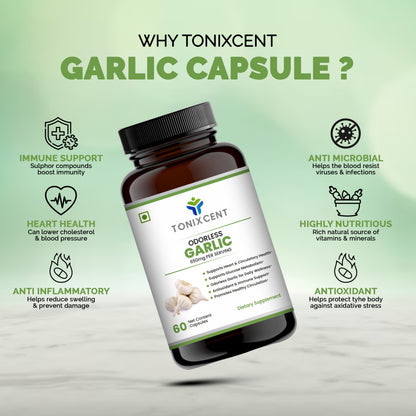 TONIXCENT Garlic Extract Capsules