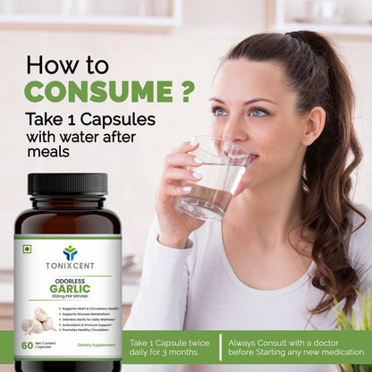 TONIXCENT Garlic Extract Capsules