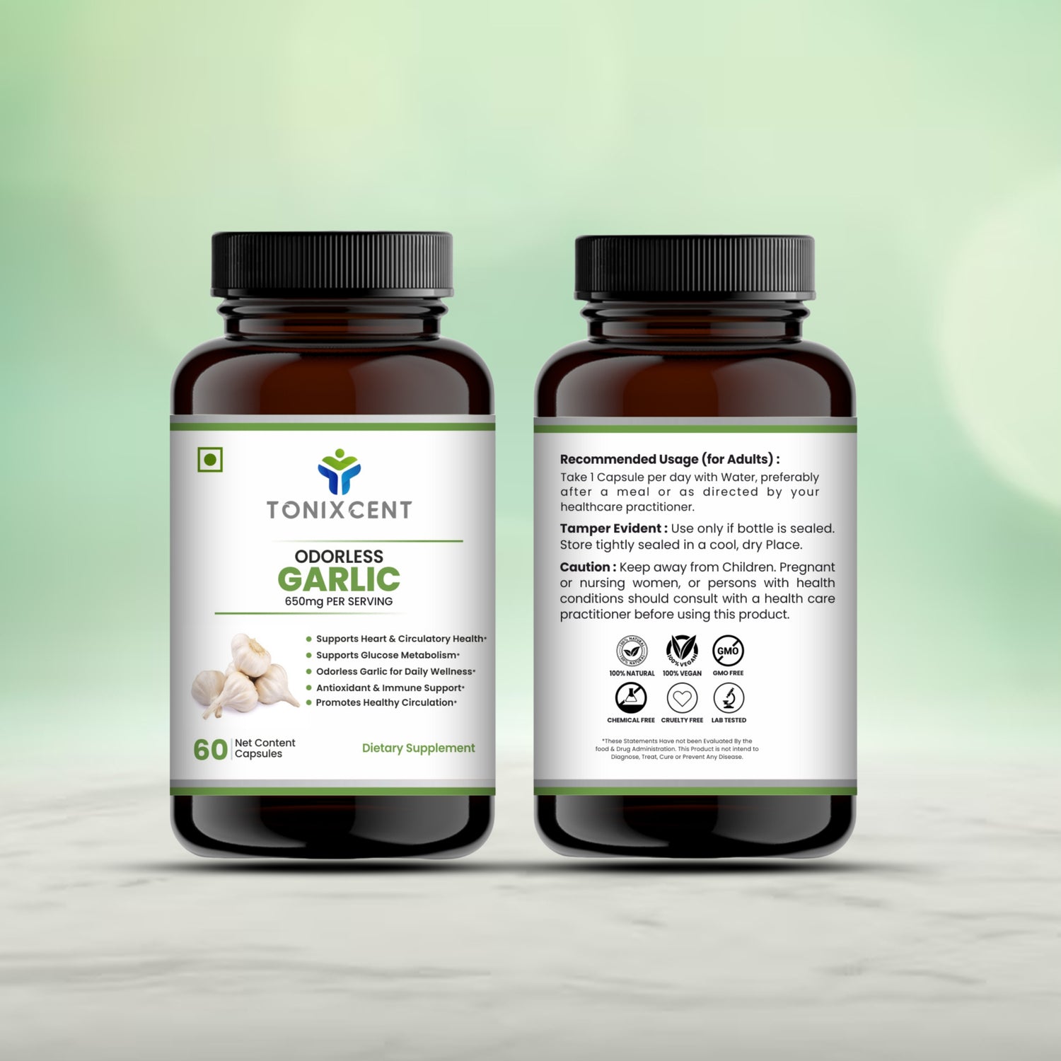 TONIXCENT Garlic Extract Capsules