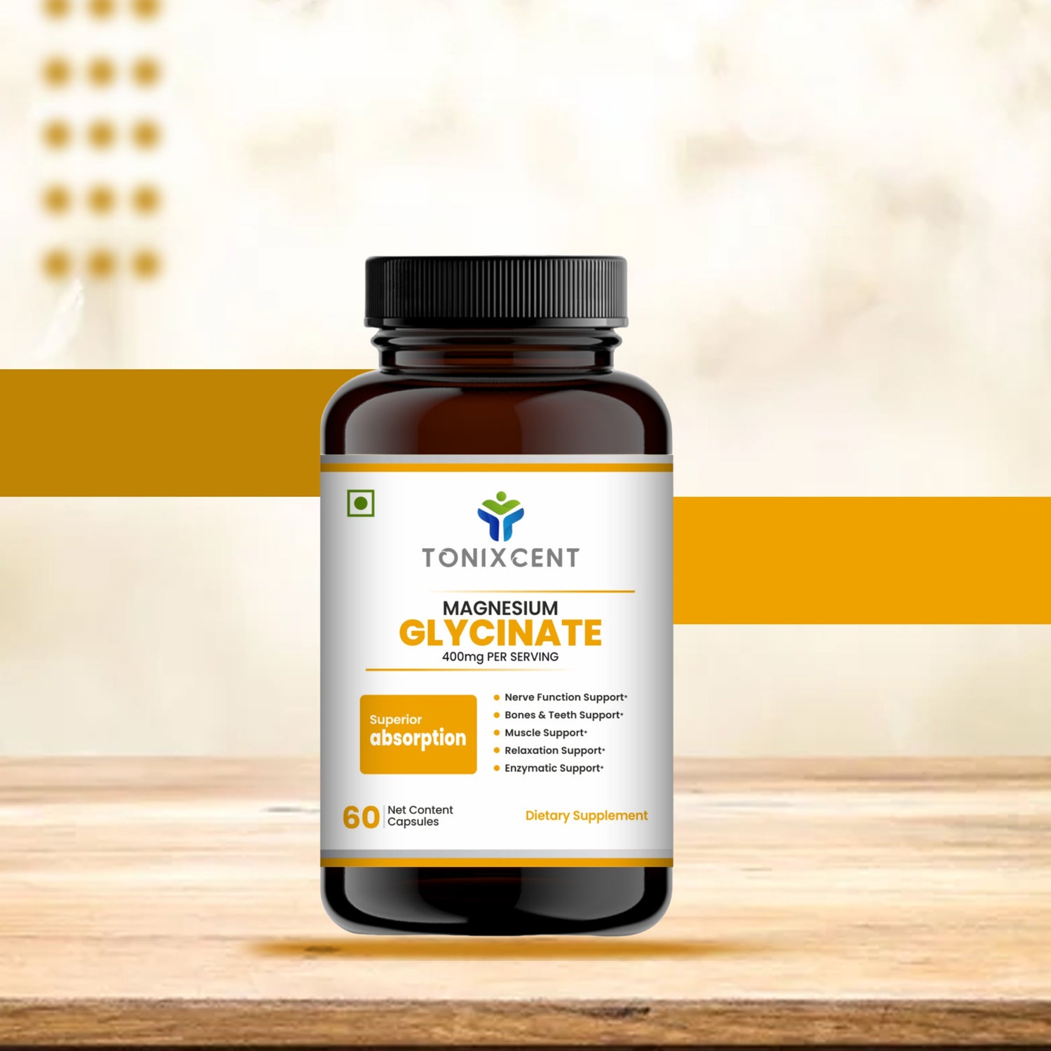 TONIXCENT Magnesium Glycinate Capsules
